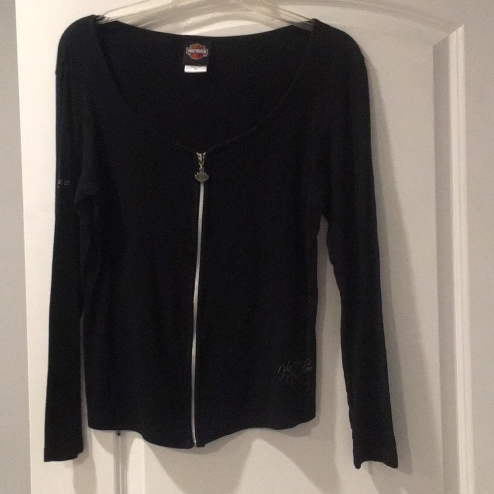 Harley Davidson logo sweater
